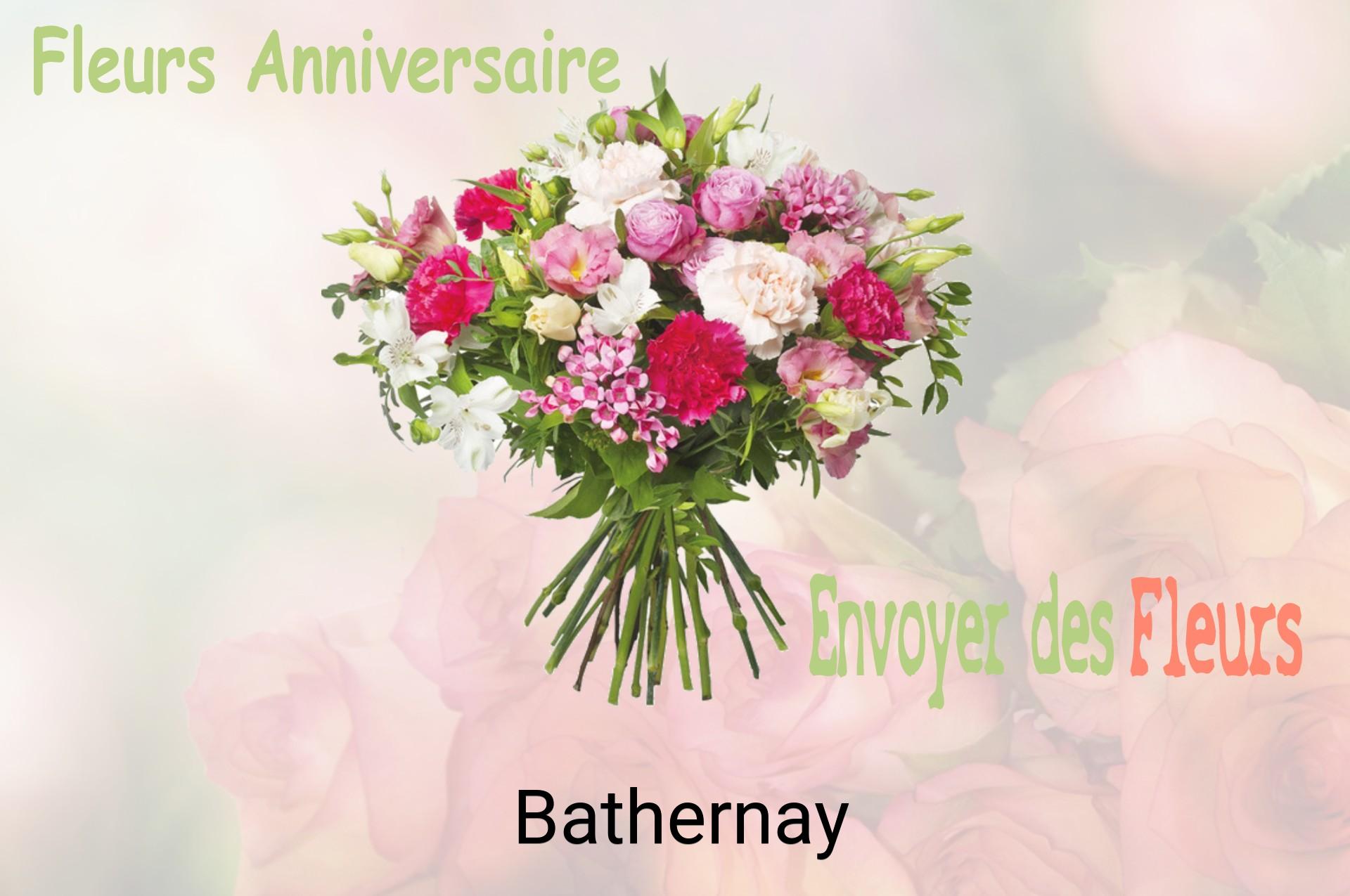 Bouquet de fleurs d’anniversaire livré à Bathernay