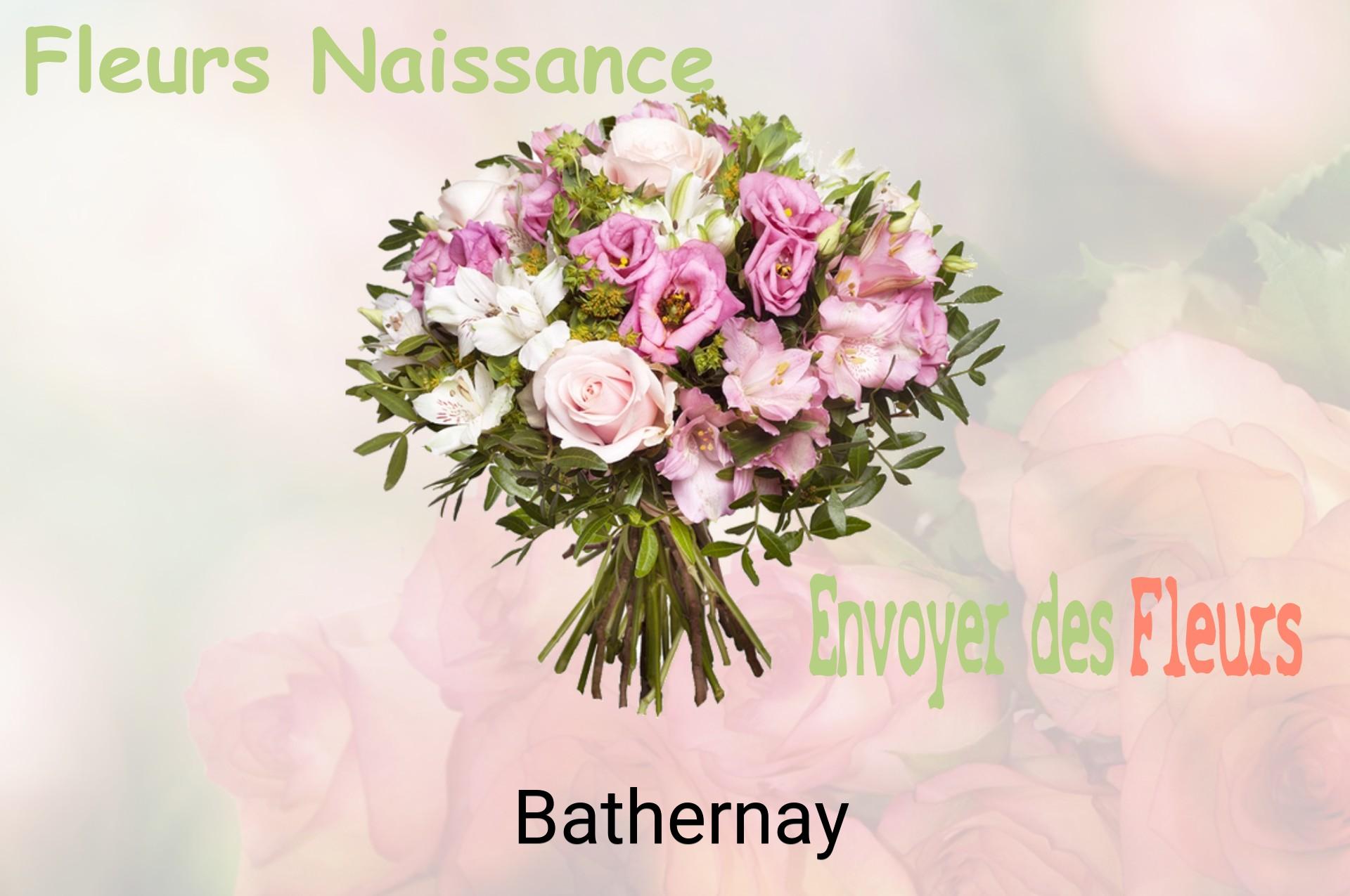 Bouquet de fleurs de naissance livré à Bathernay